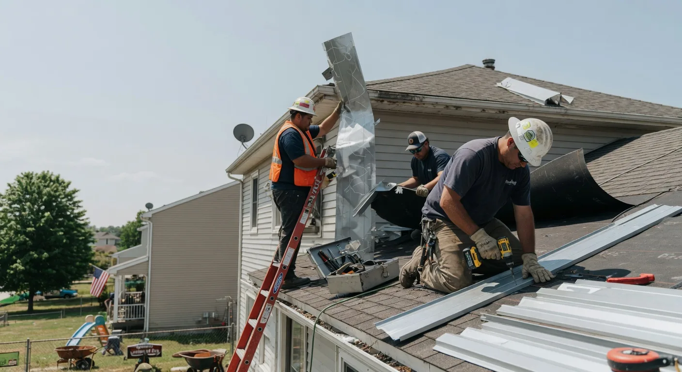 Metal Roof Repair in Stockport, IA